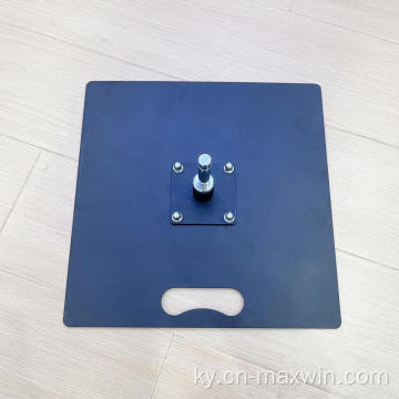 Квадрат базалык түтүк плитасы / ылайыкташтырылган металл базасы